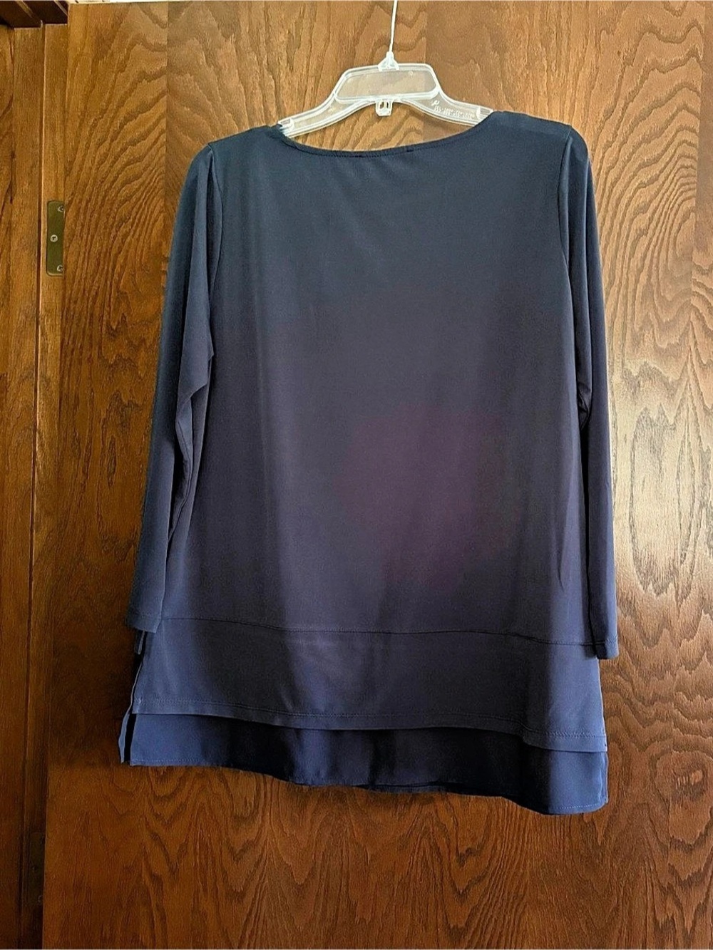 Ivanka Trump Long Sleeve Layered Tunic in Black Like New